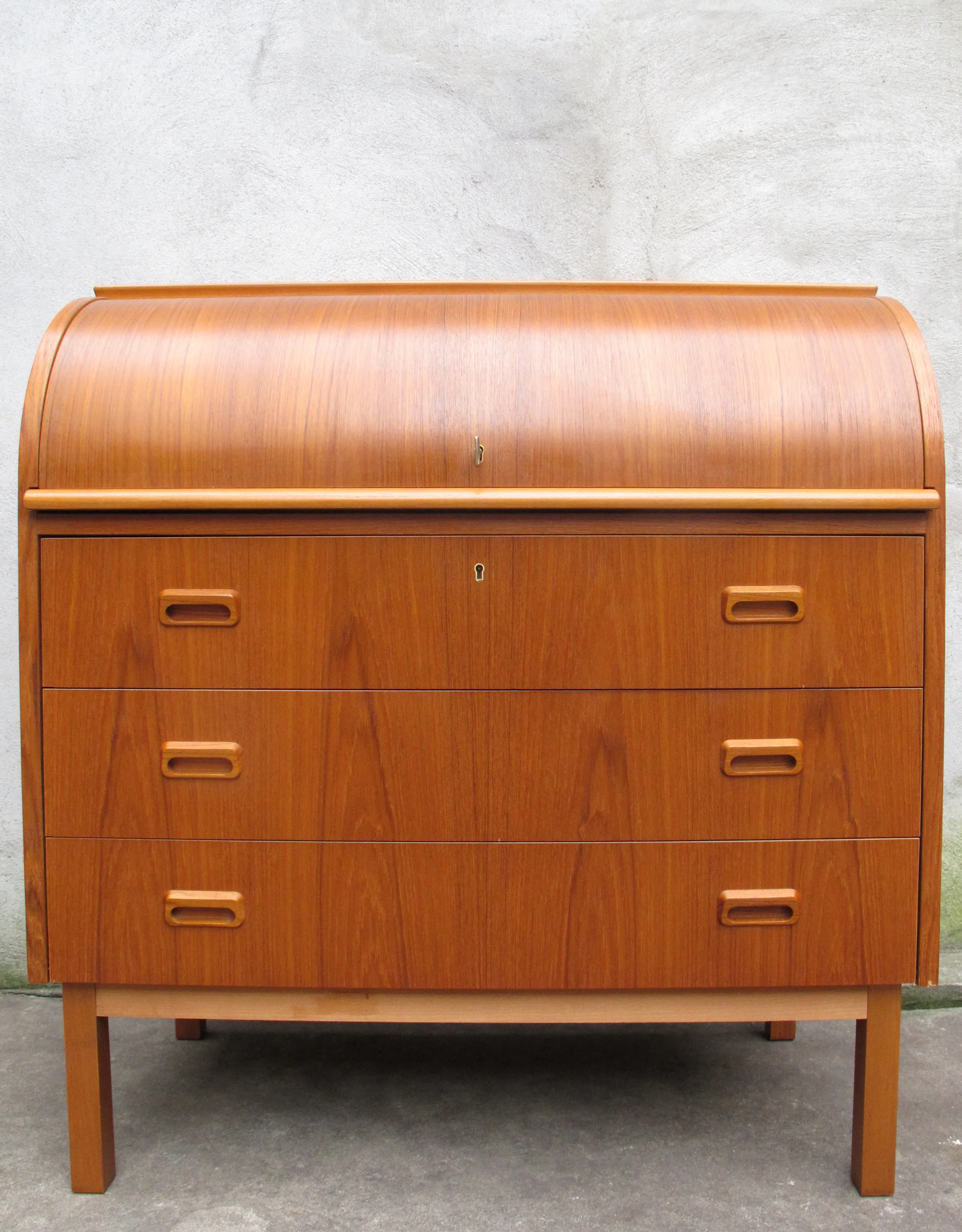 SWEDISH MODERN TEAK SECRETARY DESK