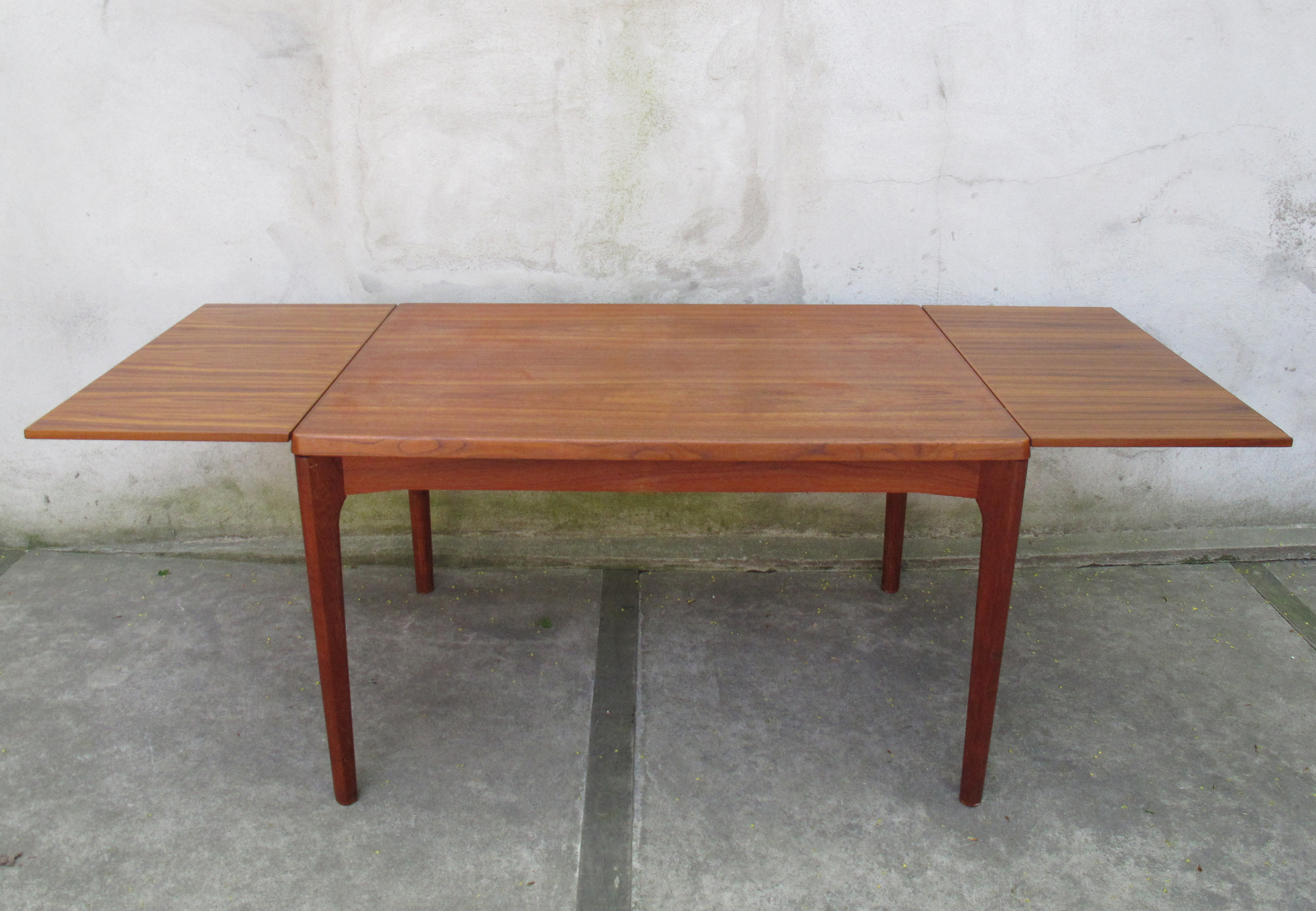 DANISH TEAK EXTENSION DINING TABLE BY VEJLE STOLE