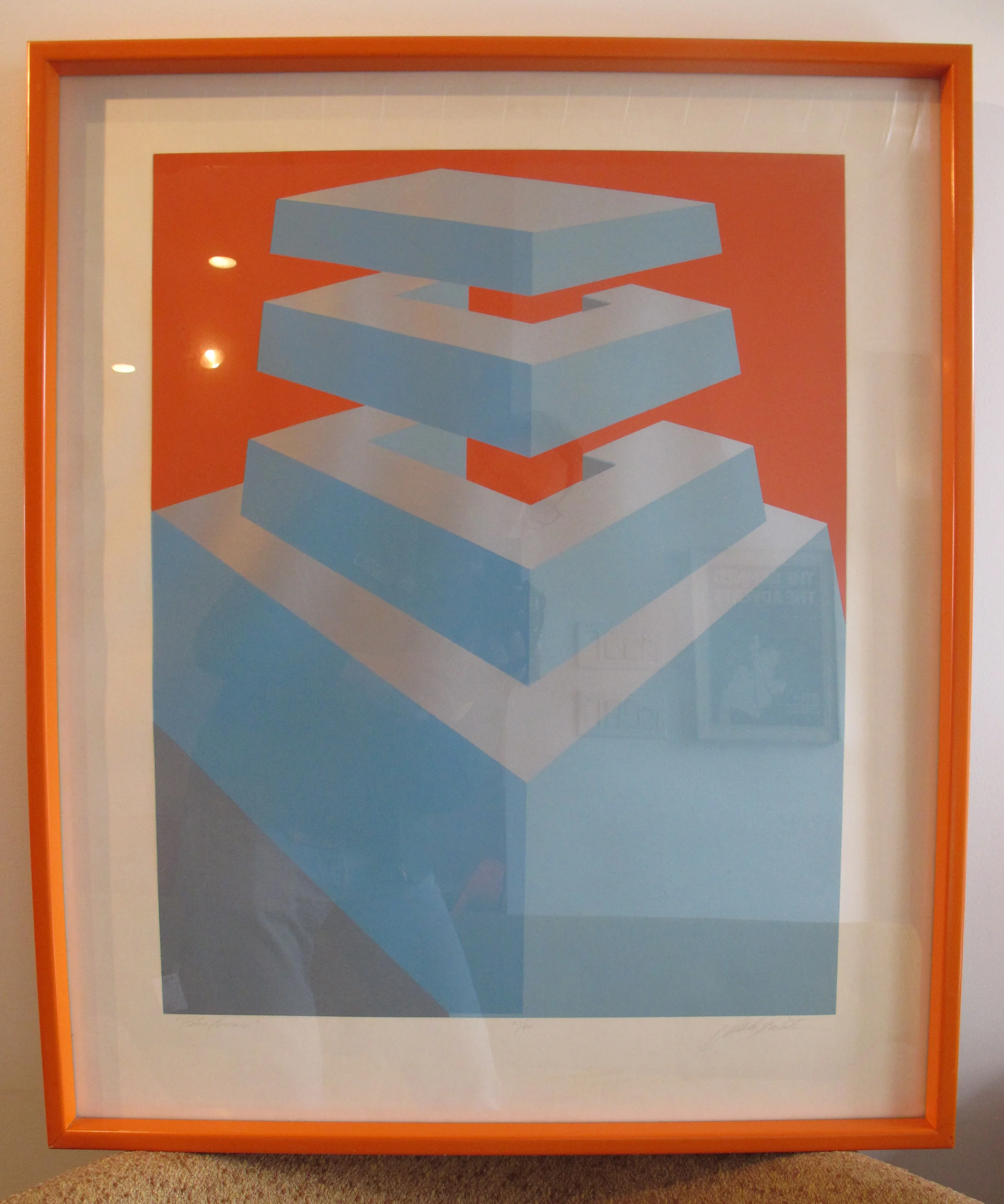 GEOMETRIC OP-ART LIMITED EDITION PRINT BY MARKO SPALATIN