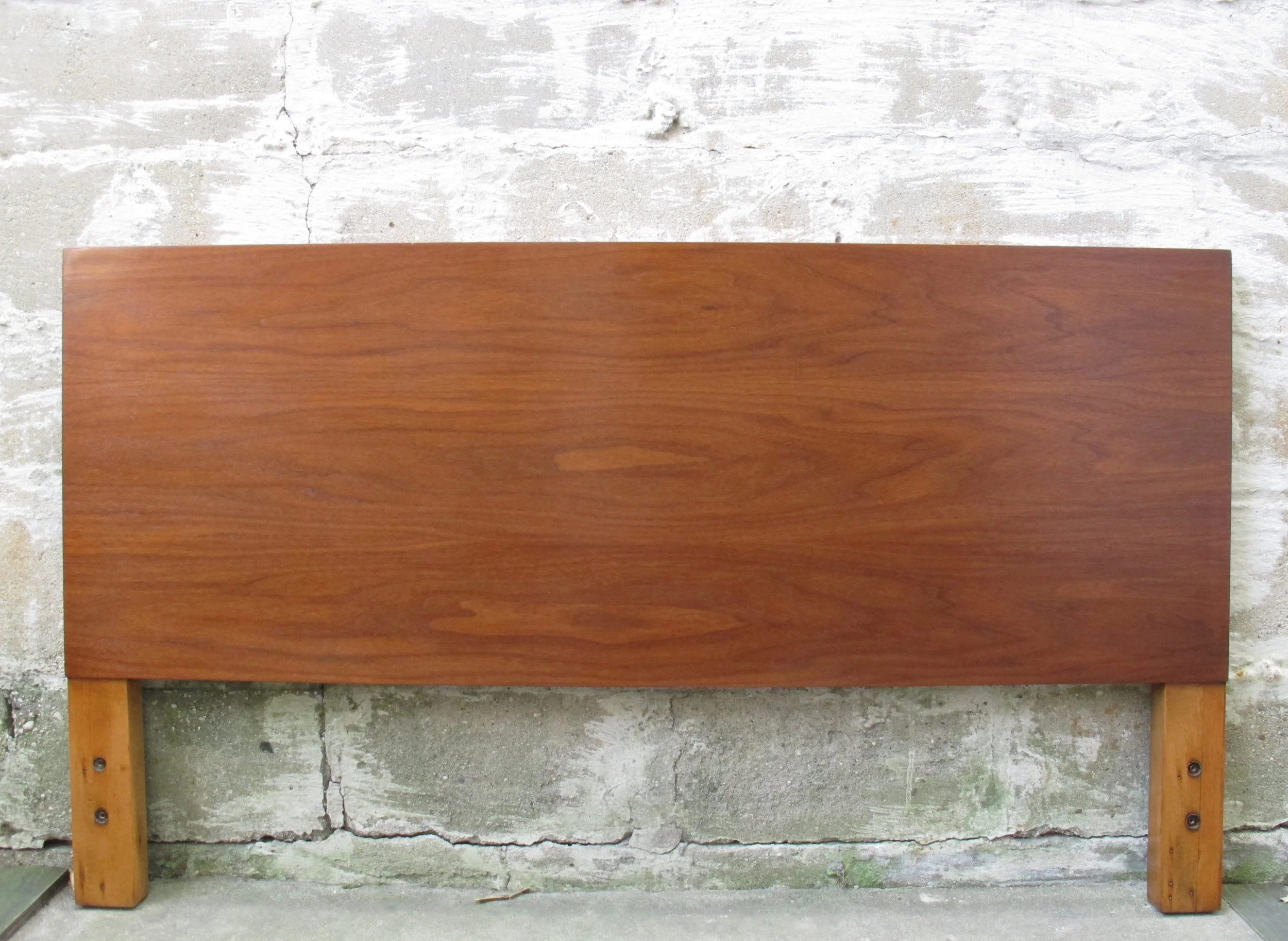 GEORGE NELSON WALNUT HEADBOARD BY HERMAN MILLER