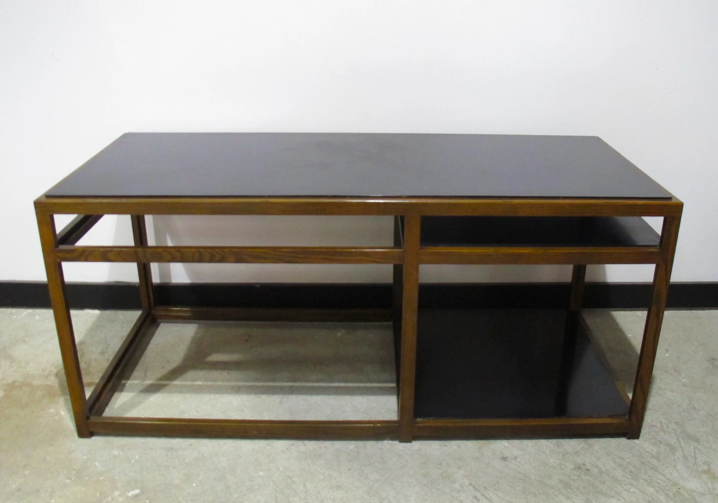 EDWARD WORMLEY THREE-TIER CONSOLE TABLE BY DUNBAR