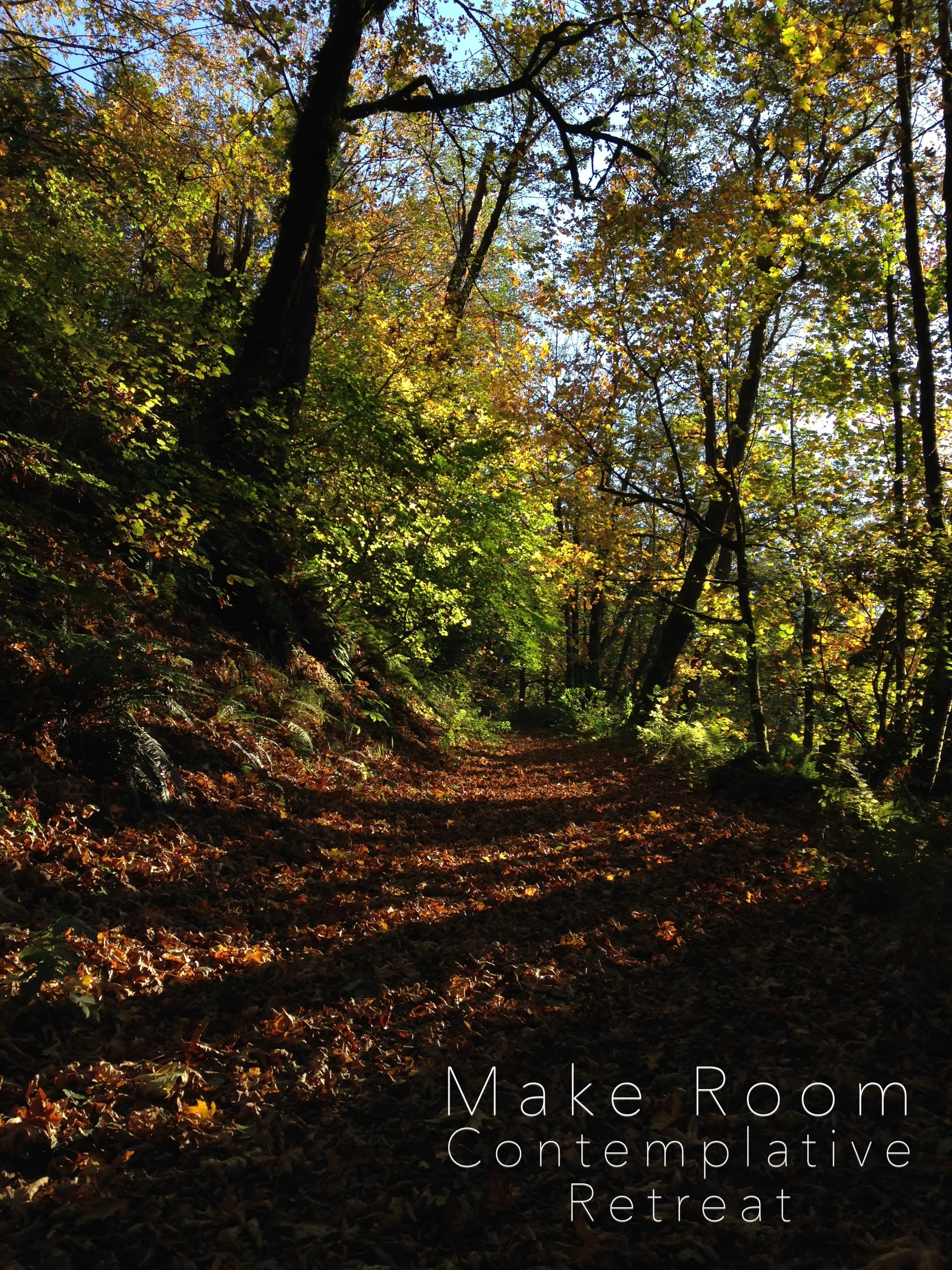 January 23-25 Make Room: A Contemplative Retreat at Koinonia Camp Grounds near Santa Cruz You're invited. Email me at josh@valleylife.org.