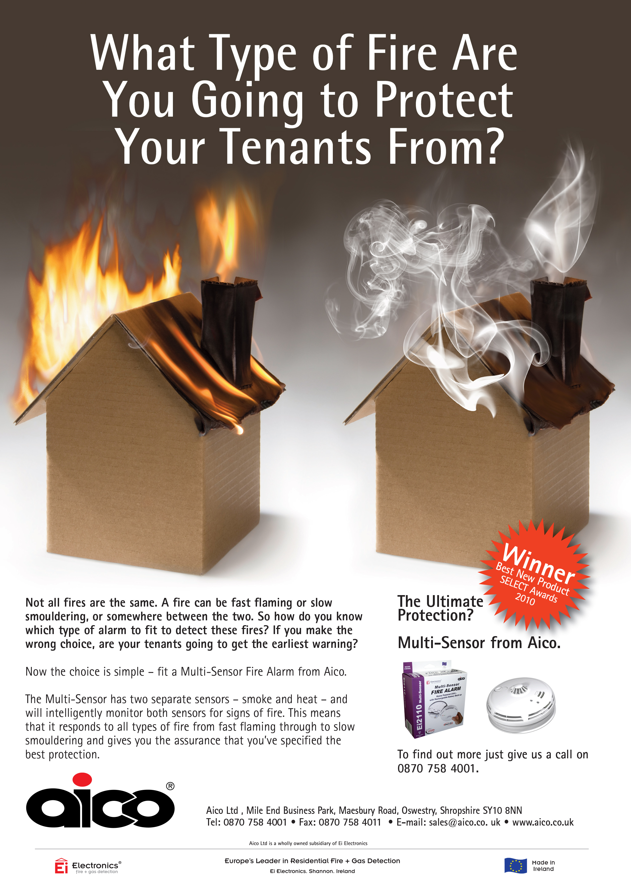 Image of a Smoke Alarm Advert