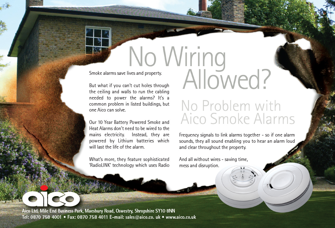 Image of a Smoke Alarm Advert