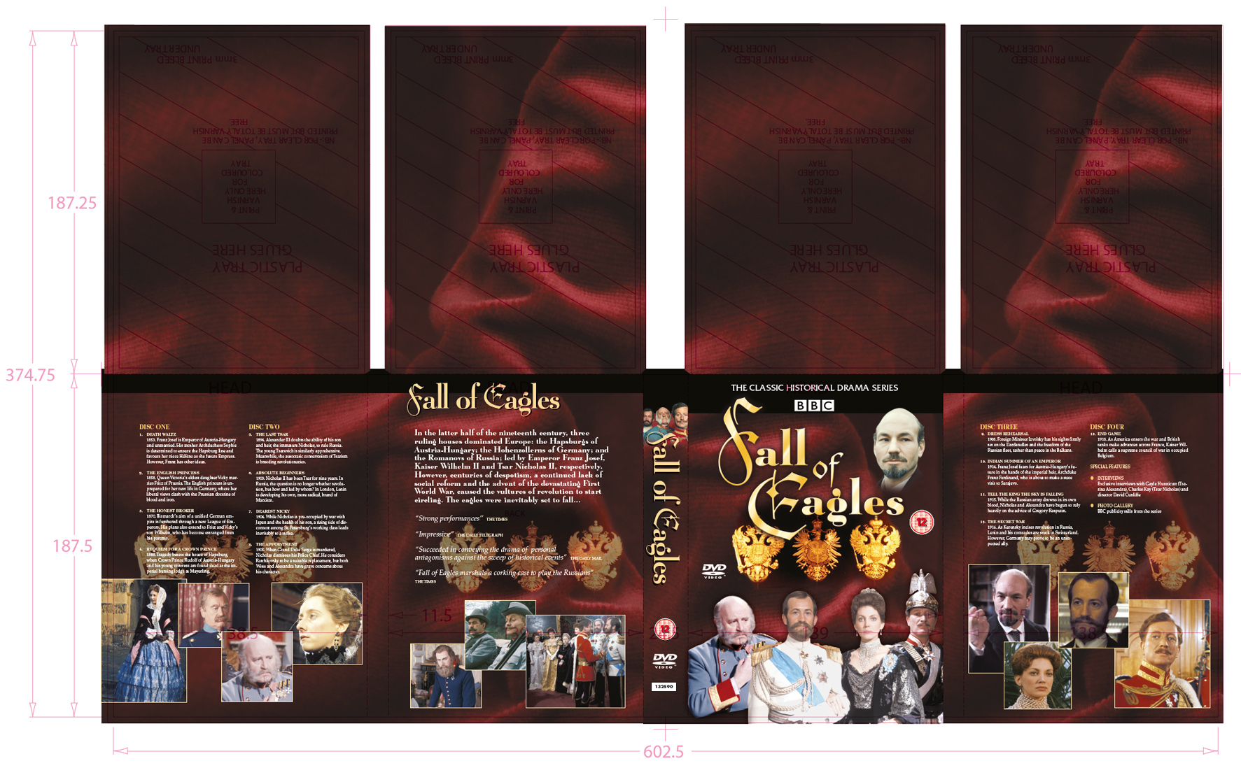 Fall of Eagles Digipack Artwork Image