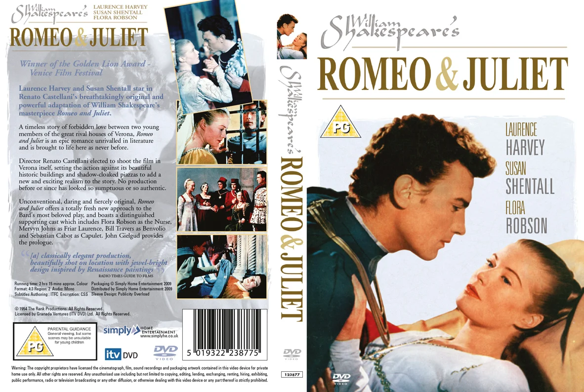 Romeo and Juliet DVD Sleeve Image