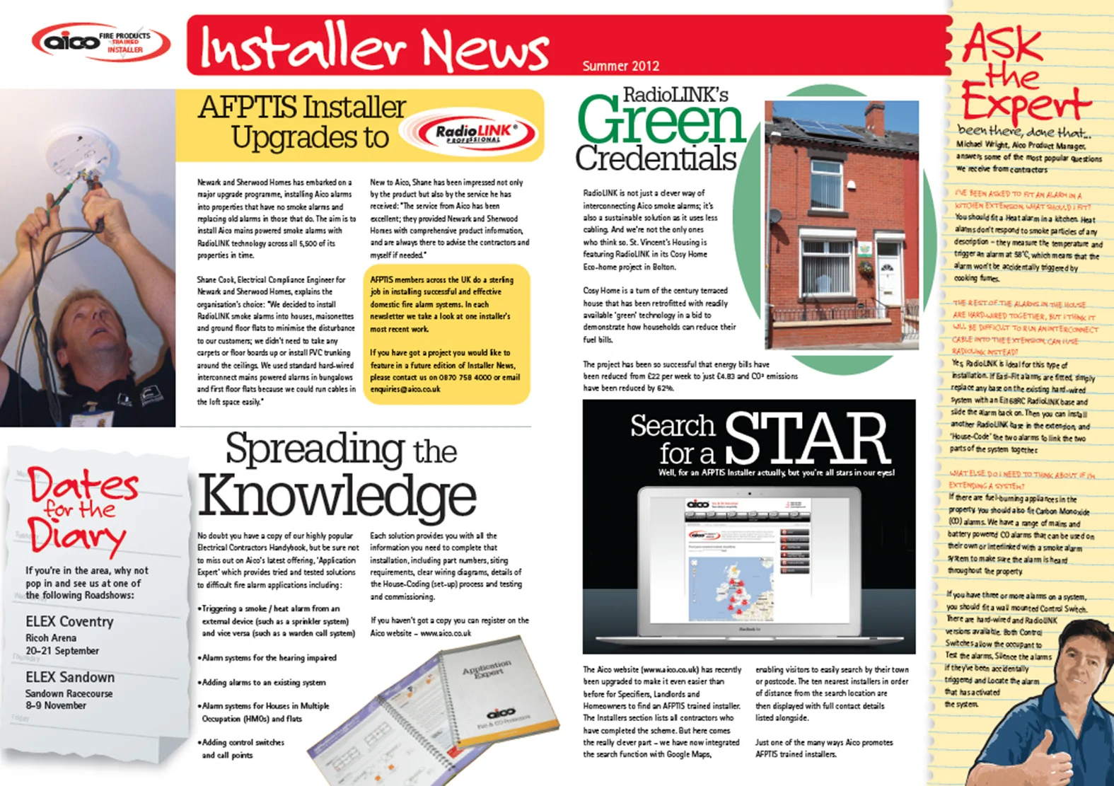 AFPTIS Newsletter Inside Spread Image