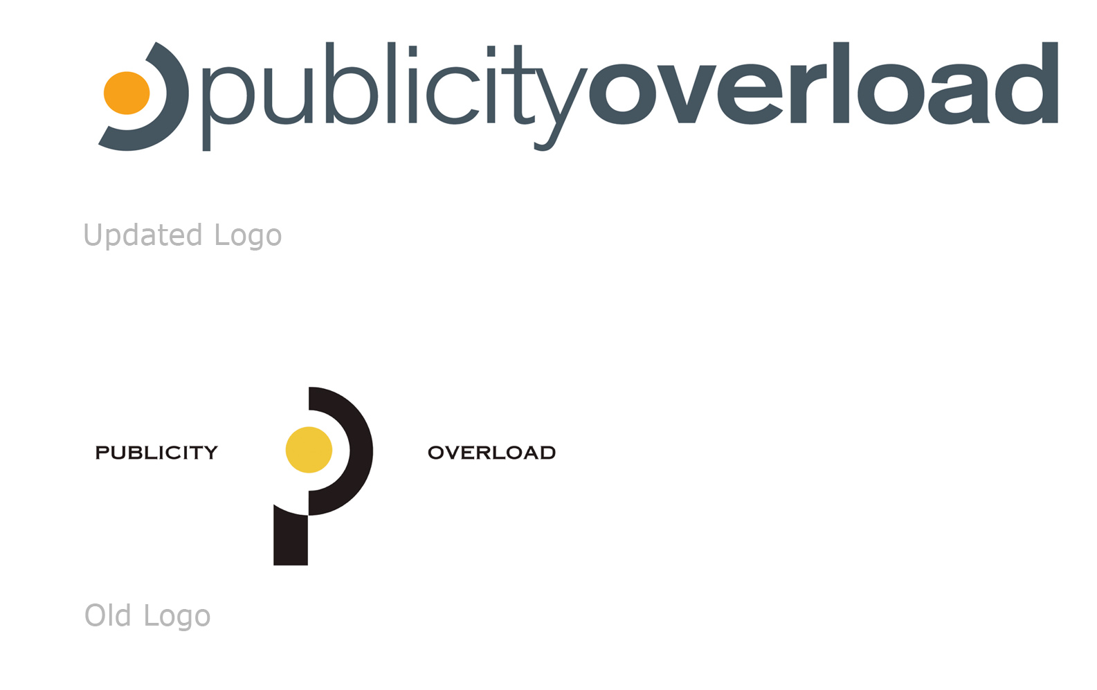 Publicity Overload Logo Redesign Image