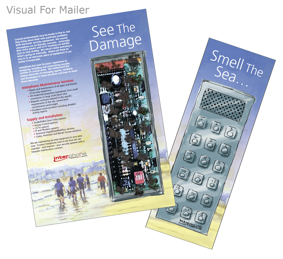 Visual for a Mailer for an Entryphone Manufacturer