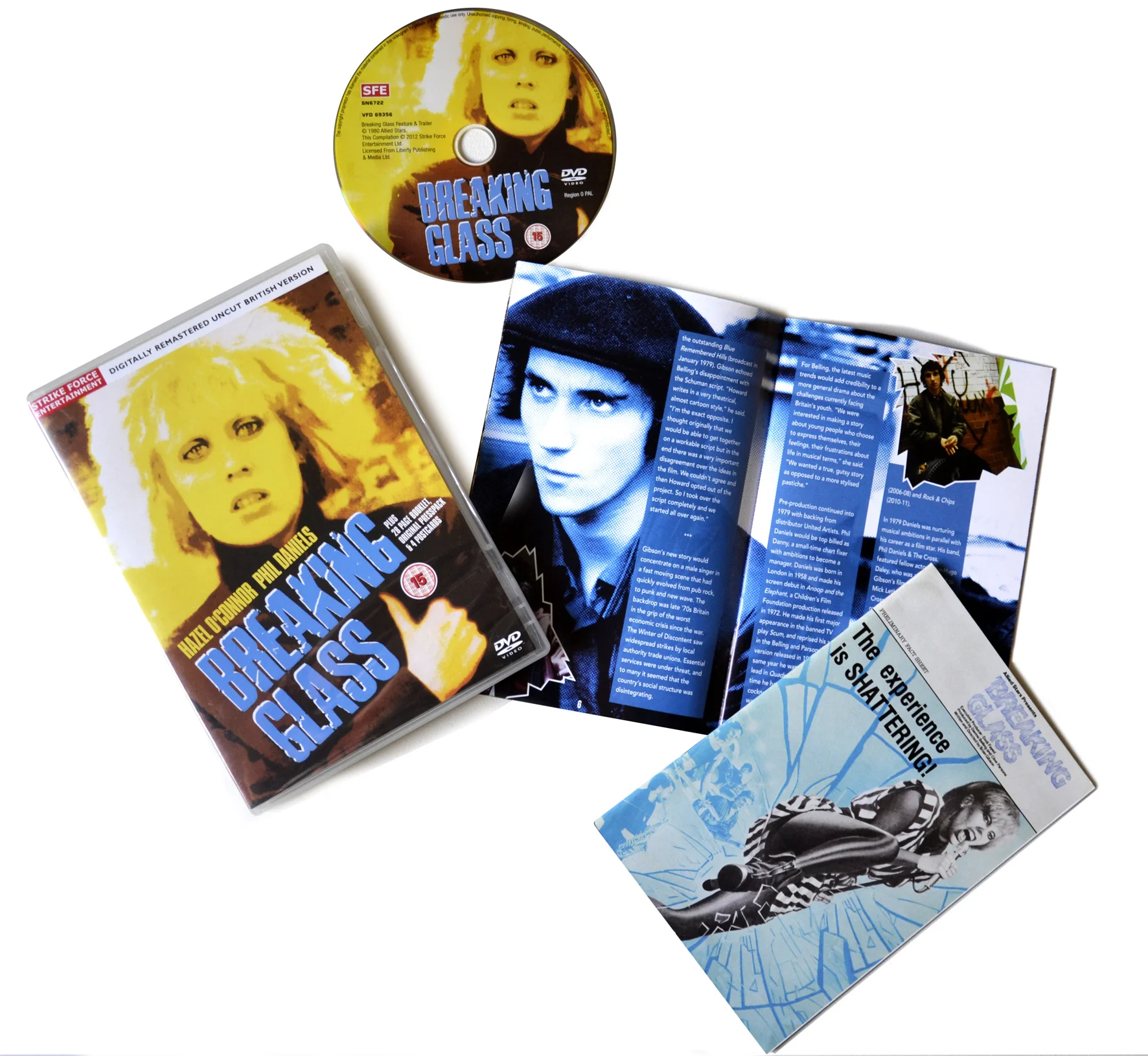 Breaking Glass DVD Packaging