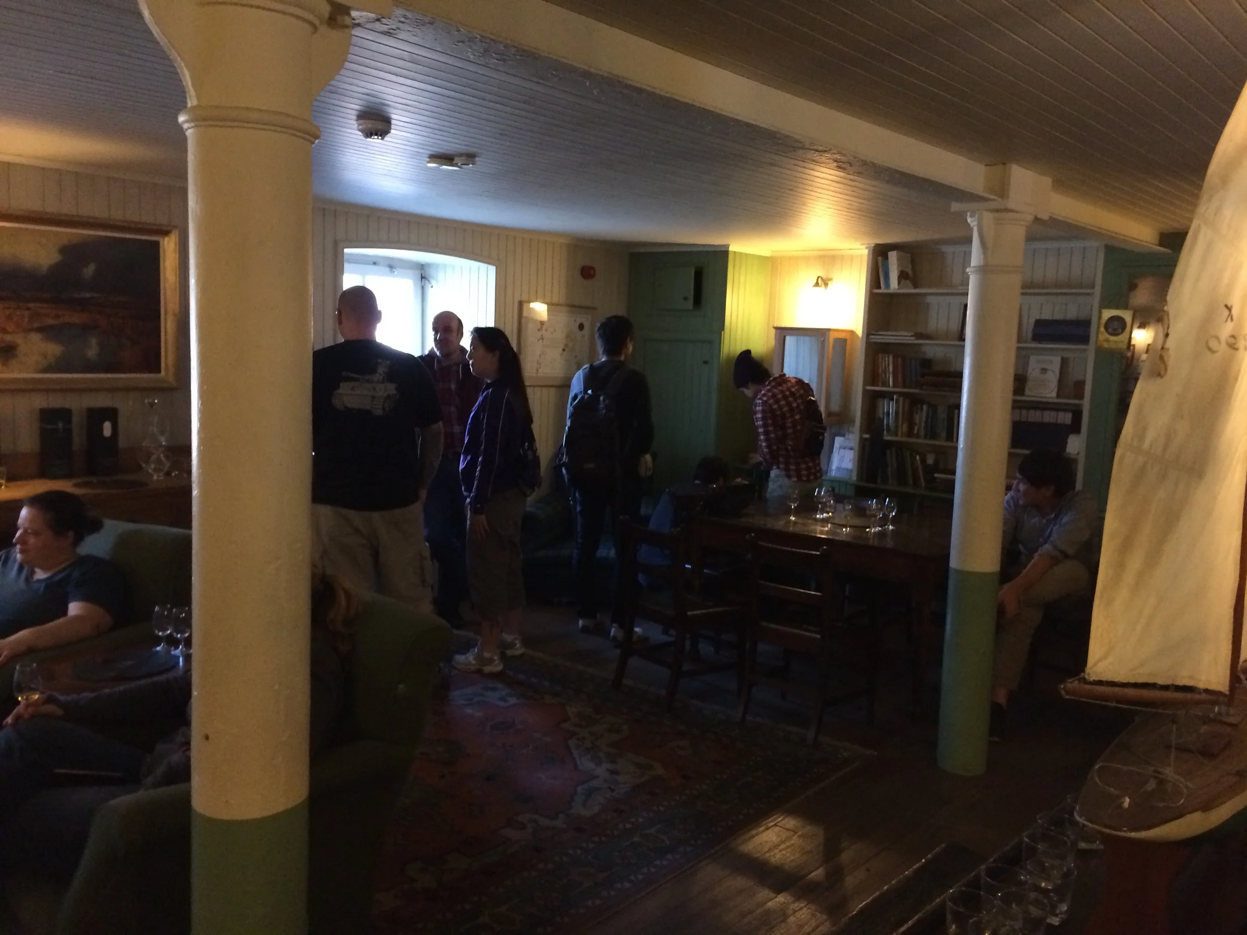 Lagavulin tasting room. 