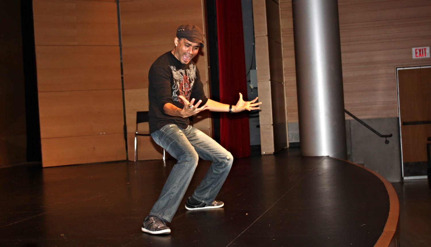 Sean Hakim delivering his keynote presentation at the 2013 Kids Power Conference.