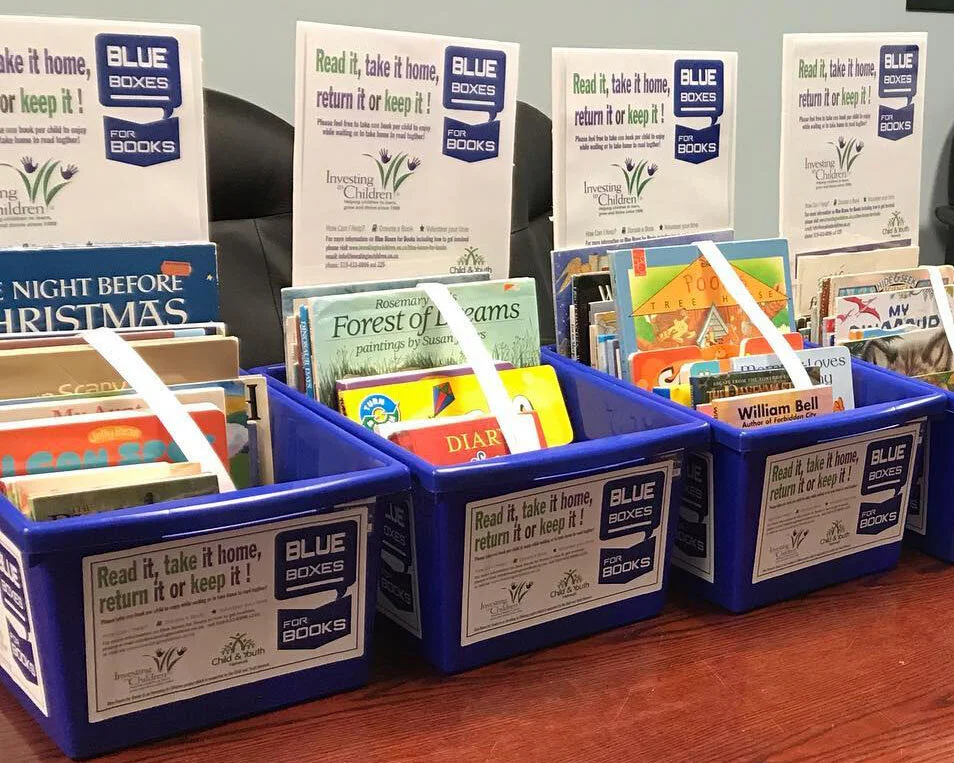 Blue Boxes For Books