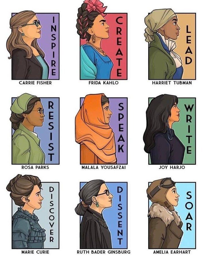 Credit to the fantastic artist Karen Hallion.
#IWD2021 #empoweringwomen #strongwomen #inspiringwomen #teachingkidsequality #teachingkids #recognizingheroes