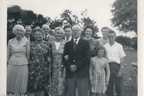 Aunt Rose front left