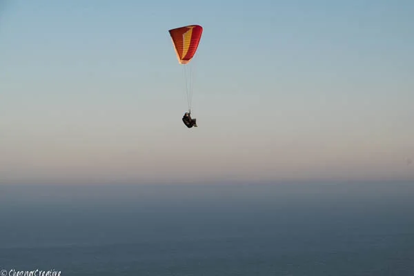 Solo flight over Beachy Head