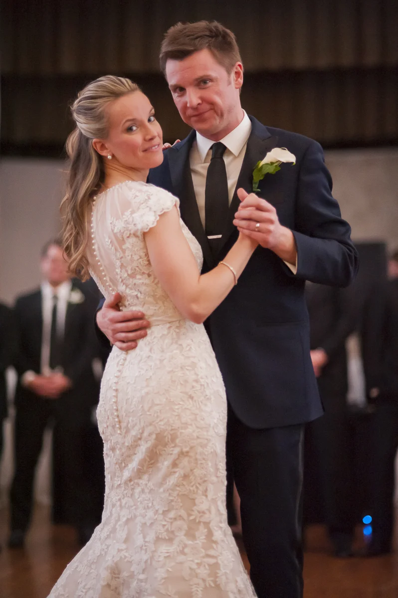 Liz and John's first dance