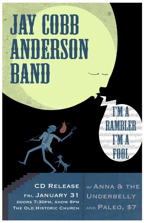 CD release show poster