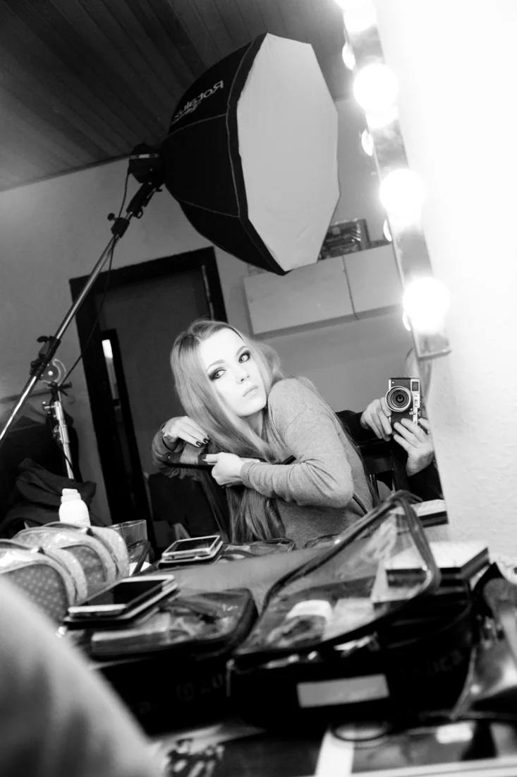 The cons of being a gifted model and make-up artist ...