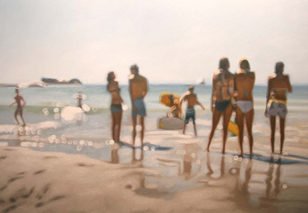 Summer Relations, oil on canvas, Philip Barlow