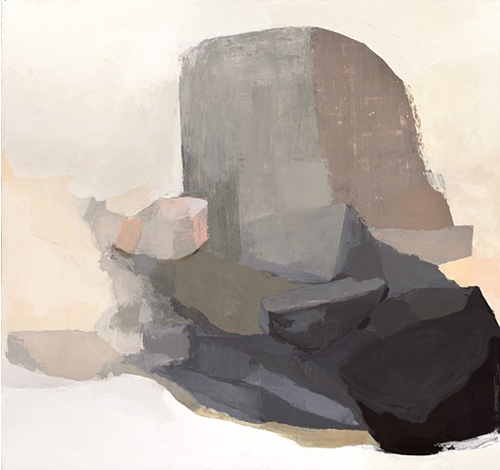 Untitled - 2012 - oil on canvas - 30" x 32" by Emily Gherard