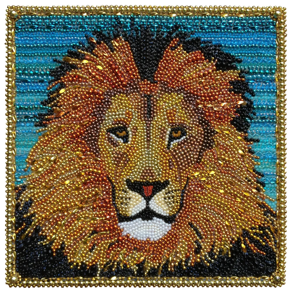 Lion - 24" x 24" - Rob Corley