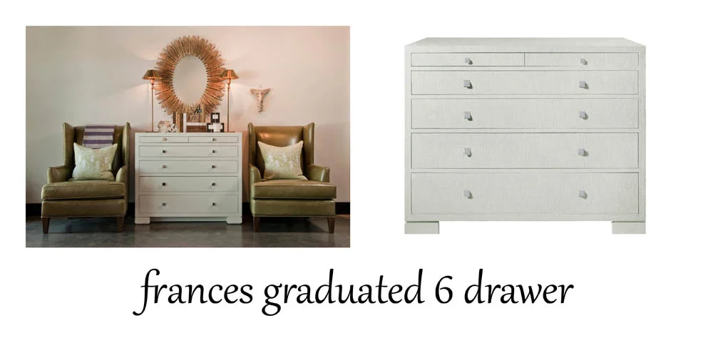 Bungalow 5 frances graduated 6 drawer - entry image and design by Coveted Home