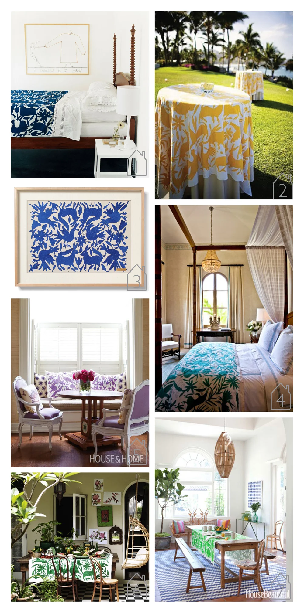 1. via domino 2. via coco & kelley 3. via St. Frank 4. via sadie + stella 5. via House and Home 6. via the society inc 7. via House Beautiful