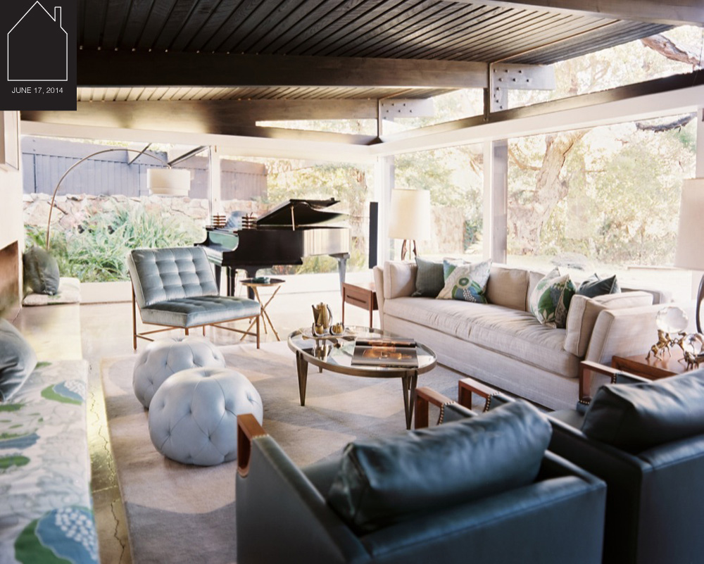 mid century modern home design by Hillary Thomas