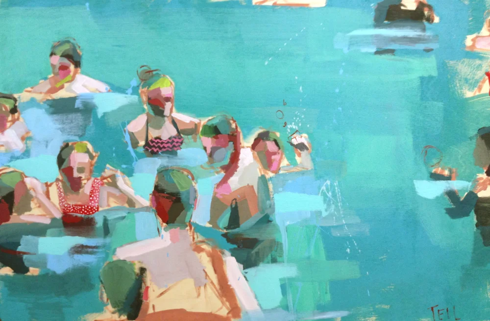 Splash 20" x 30" - Teil Duncan