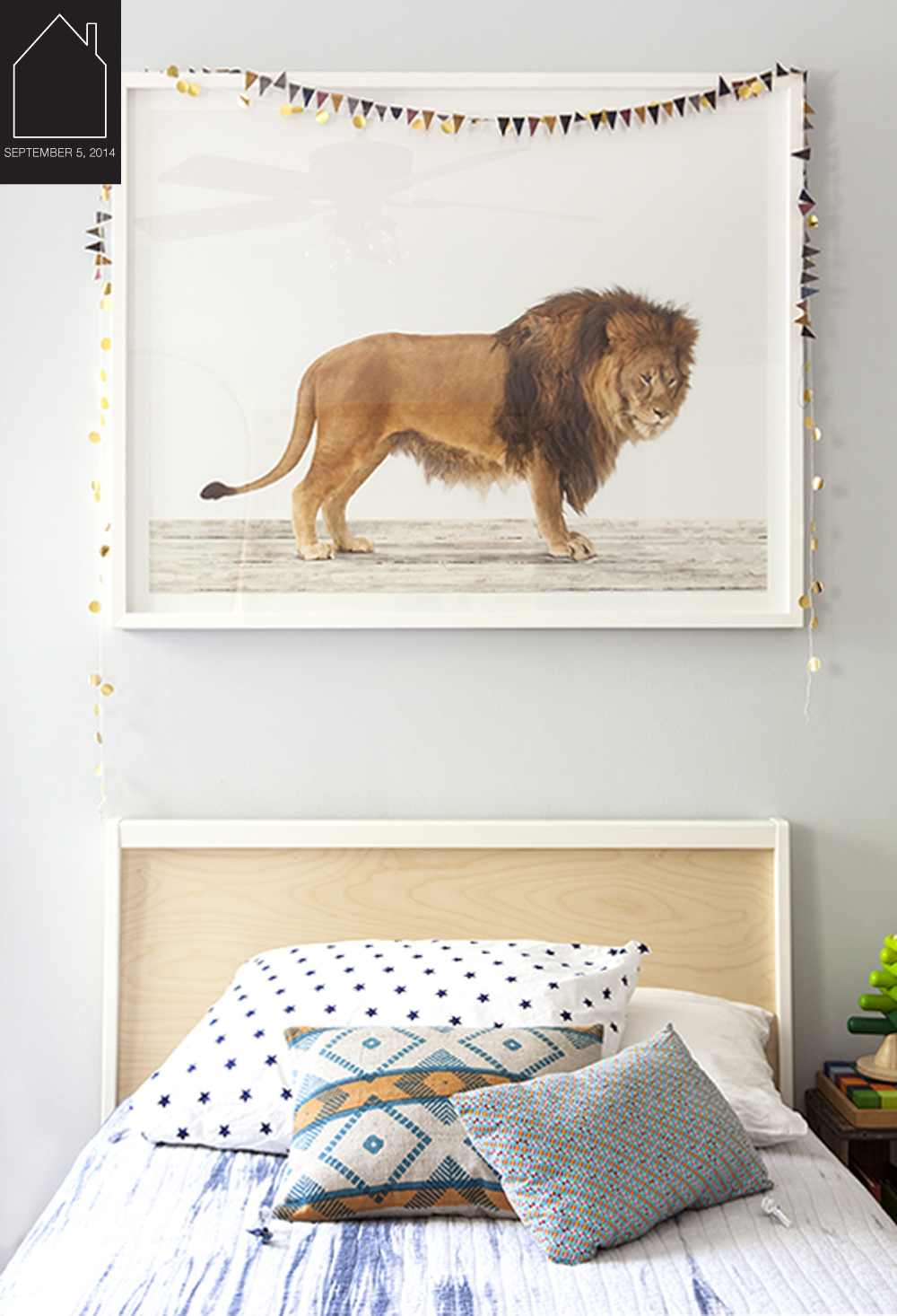 Lucien's Lion Den via The Animal Print Shop