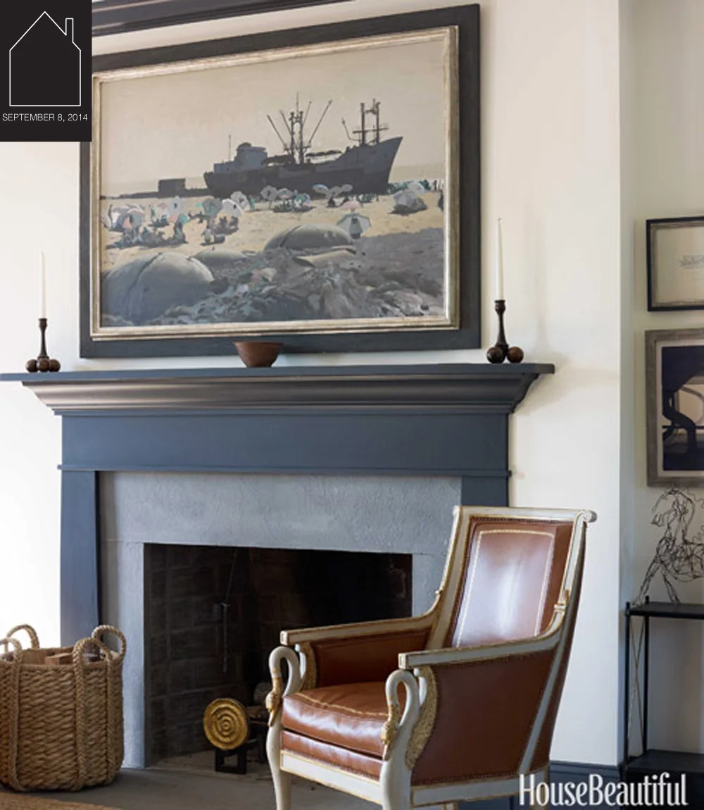 Greek Revival Farmhouse by Brian McCarthy via House Beautiful