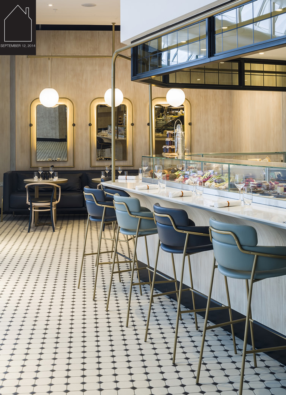 The Gorgeous Kitchen at Heathrow Airport via wh design by Blacksheep