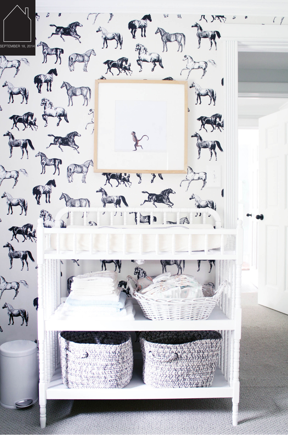 nursery by Carla Fahden via Wit & Delight