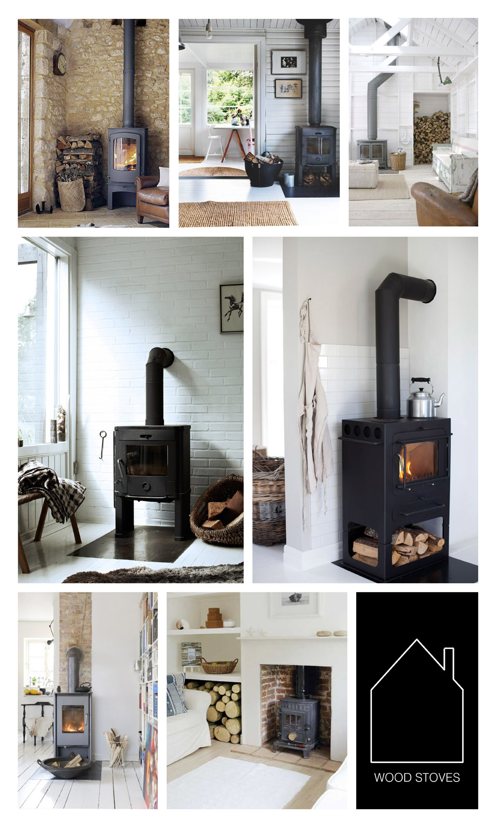 from top left - source unknown - design by Nicoline Olsen via Bolig Magasinet - source unknown - styling by Hilary Robertson via REMODELISTA - via Sugar & Charm - via Mechant Studio - via House to Home