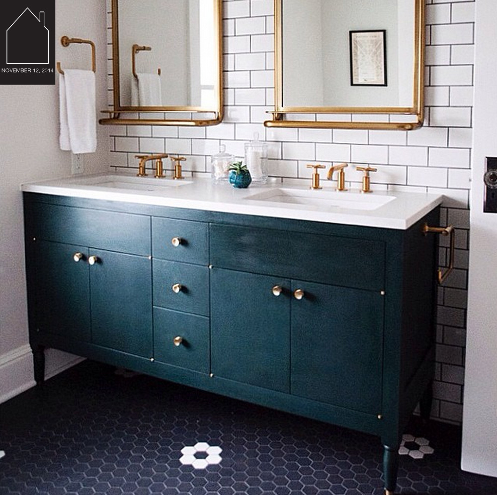 bathroom design by Casework via Wit & Delight