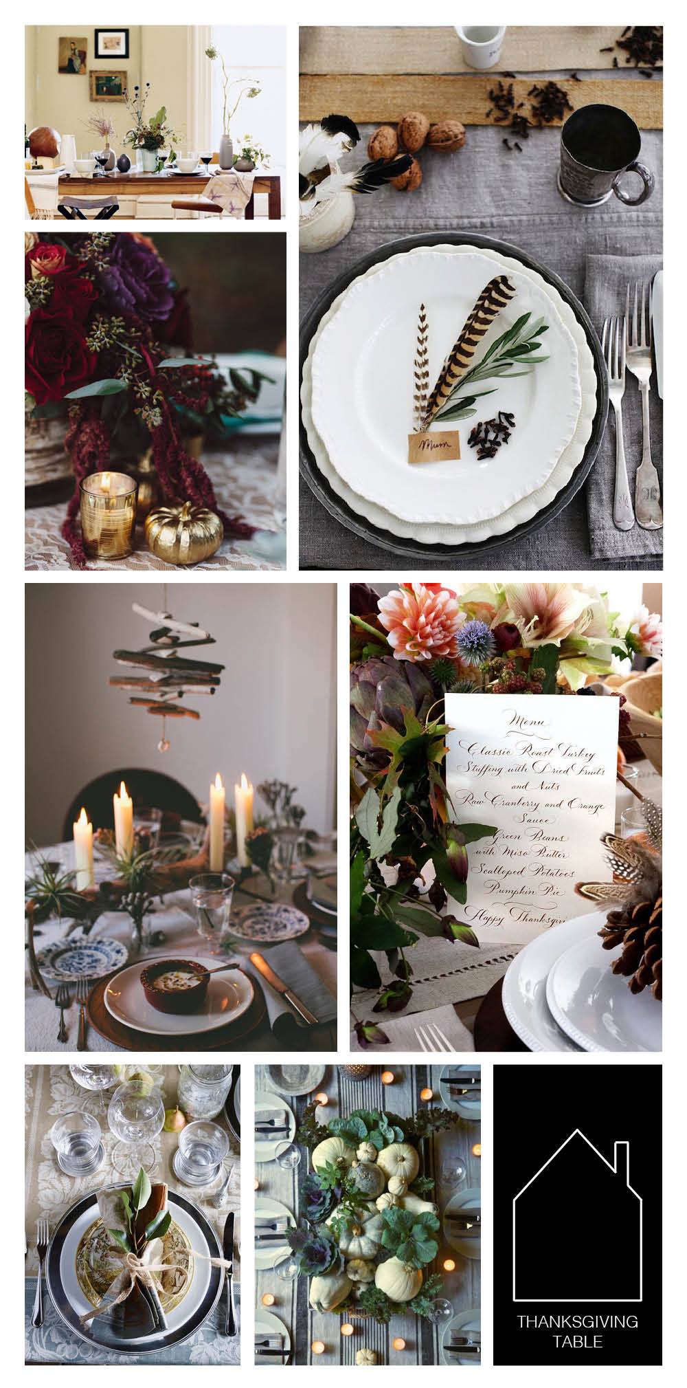 from top left - photo by Ditte Isager via Domino - via Sacramento Street - via Glitter Guide - via A Blog Named Scout - via Honestly Yum - via William-Sonoma - via Ritzy Bee