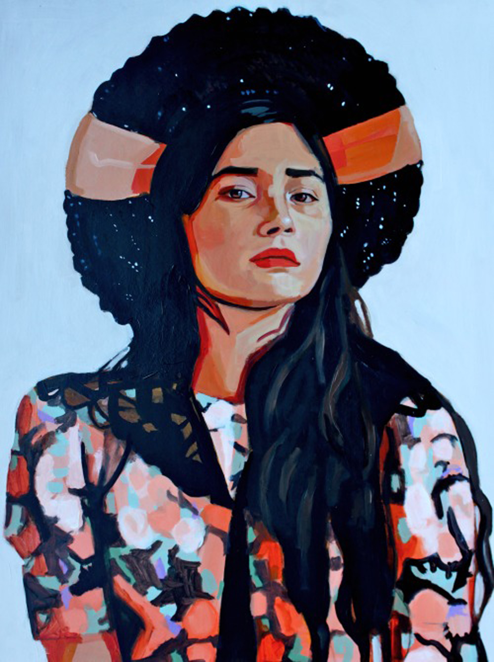 Erin Fitzgerald - Lane 3 - 18" x 24" - oil on birch panel - 2013