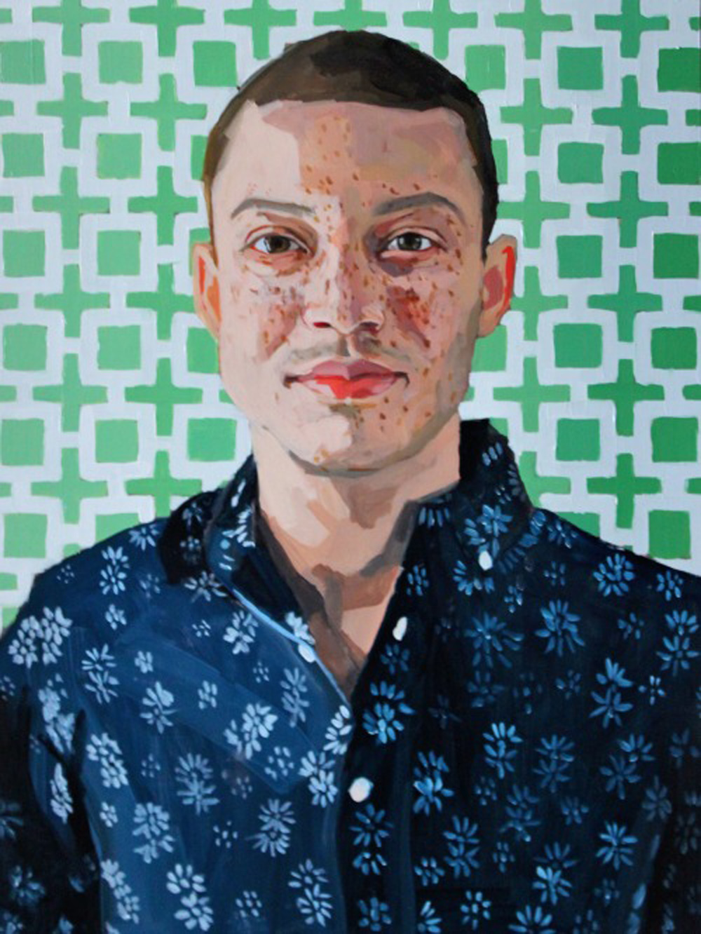 Erin Fitzgerald - Dominic - 12" x 16" - oil on birch panel - 2013