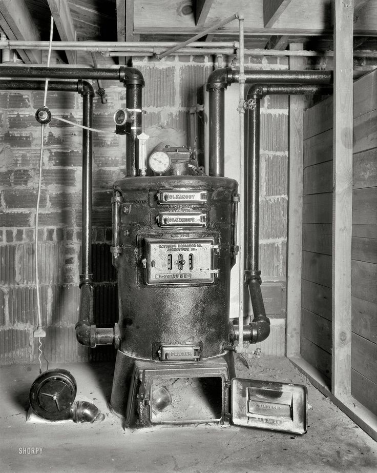 hot water boiler from 1932 via Shorpy