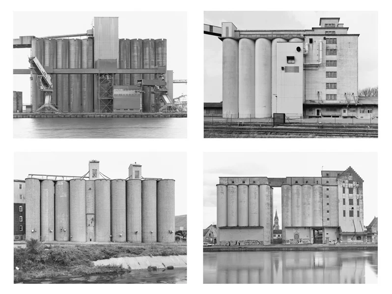 Bernd and Hilla Becher - Grain Elevators - Sonnabend Gallery