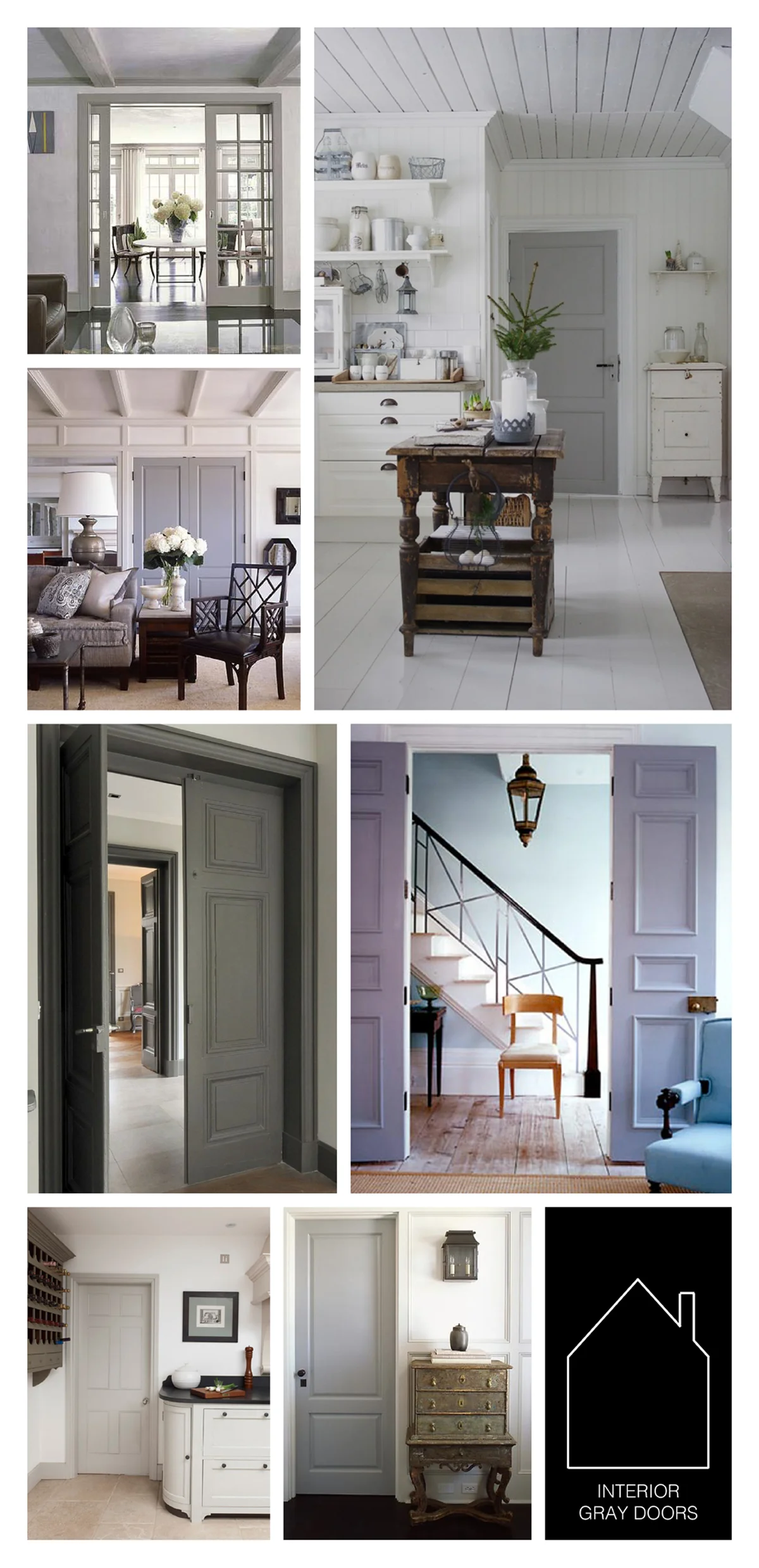 from top left - via BHG - via M Street Style - design by SR Gambrel - source unknown - design by SR Grambel - kitchen by Chalon via The Paper Mulberry - design by SR Gambrel