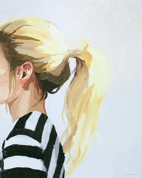 Elizabeth Mayville - 8" x 10" - "Ponytail 4"