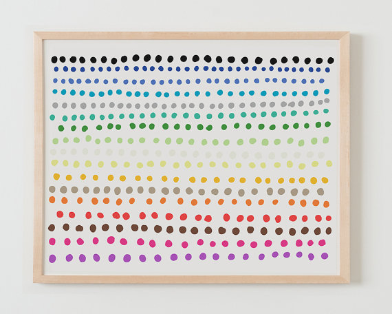 Jorey Hurley - Rainbow Polka Dots | THE PLACE HOME