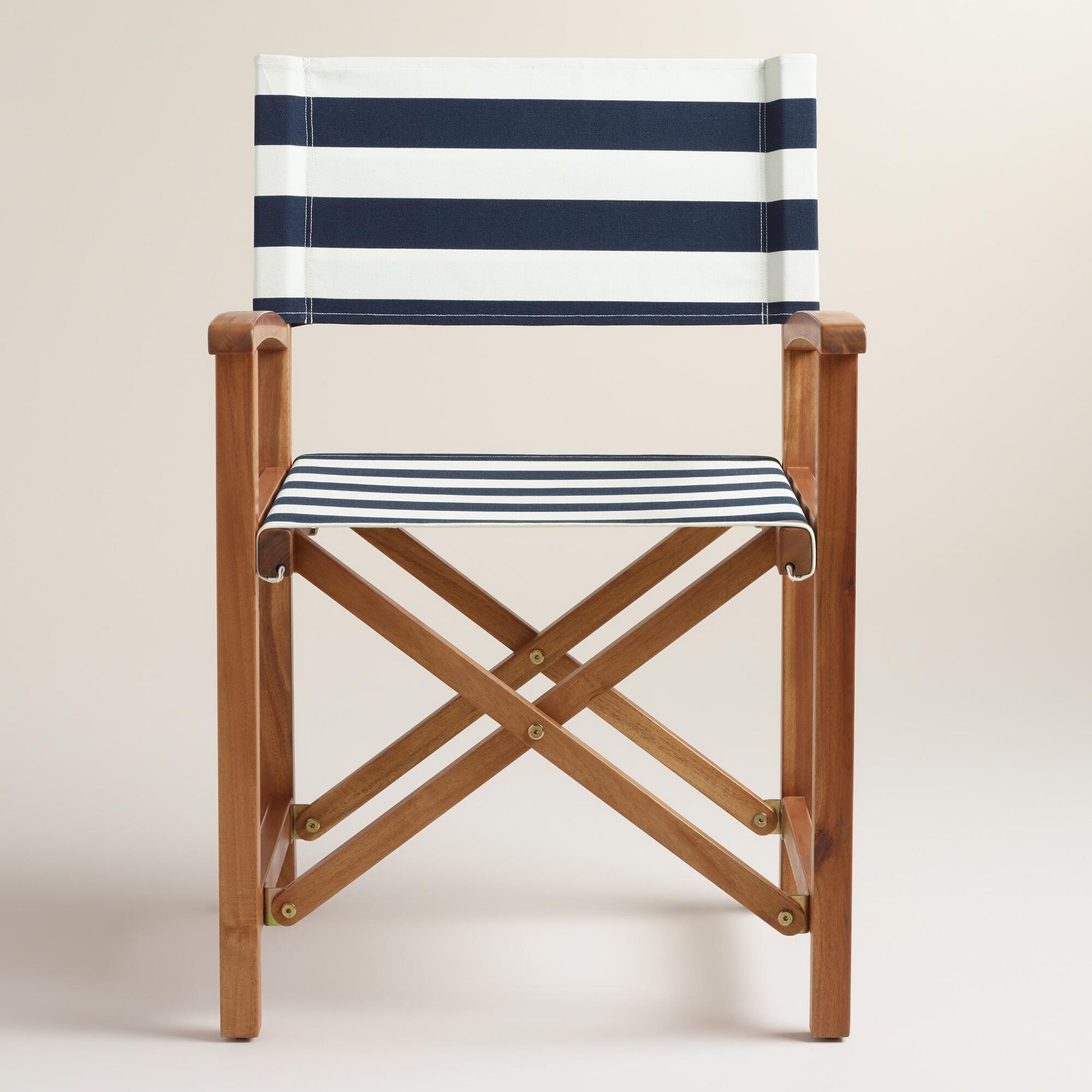 blue stripe chair canvas | THE PLACE HOME