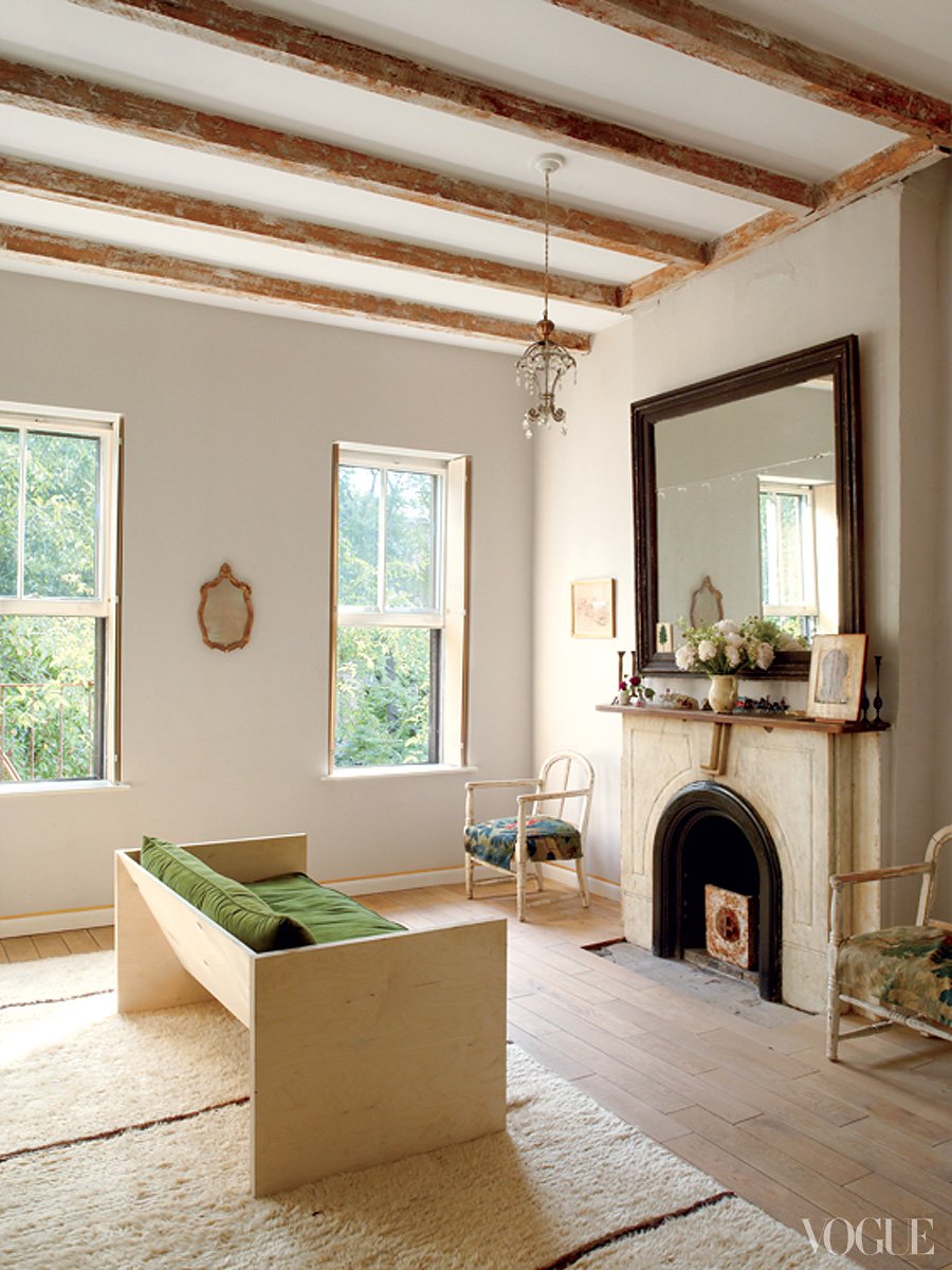 home of Miranda Brooks via Vogue | THE PLACE HOME