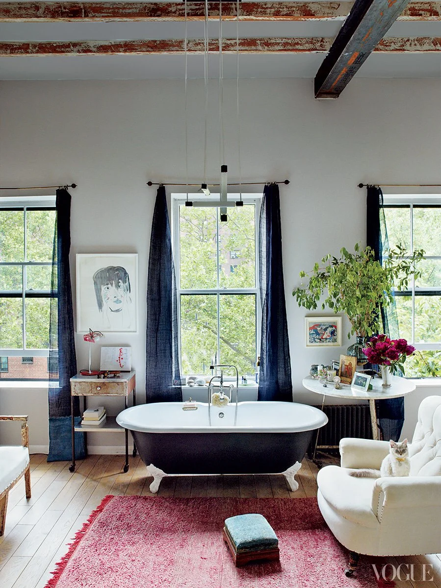 home of Miranda Brooks via Vogue | THE PLACE HOME