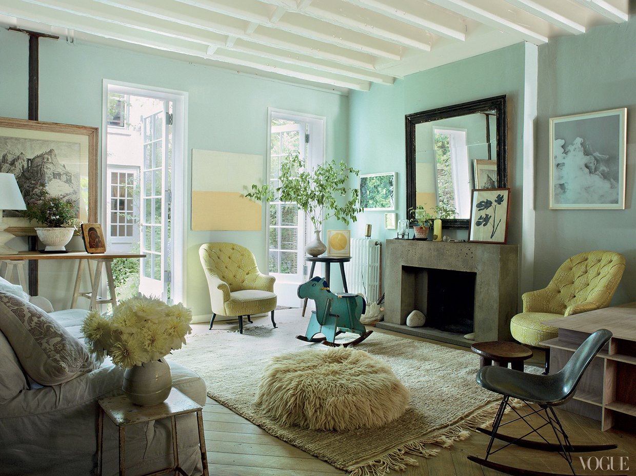 home of Miranda Brooks via Vogue | THE PLACE HOME