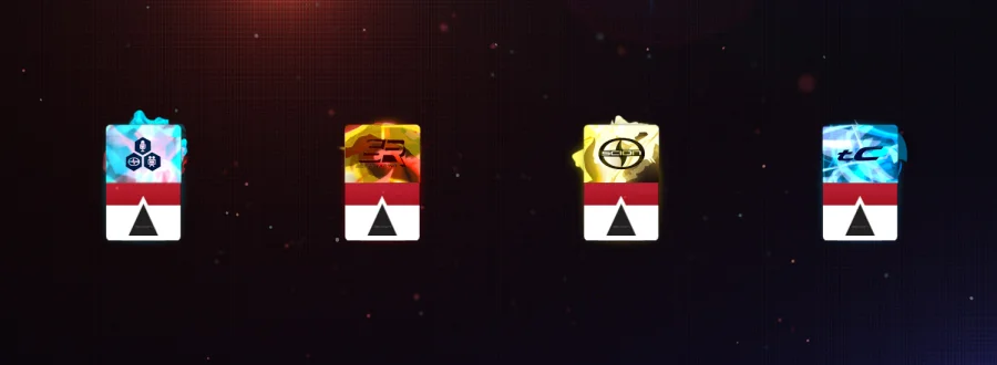 Different energies under each card can be seen depending on what is selected