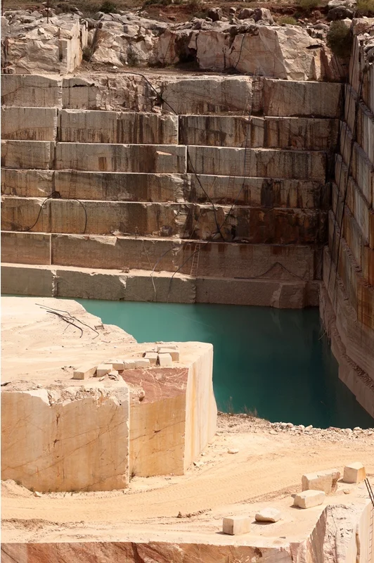 Ancient limestone quarry